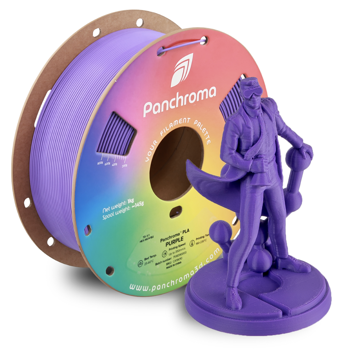 Polymaker PLA 1.75 mm PURPLE 1 kg CA19010