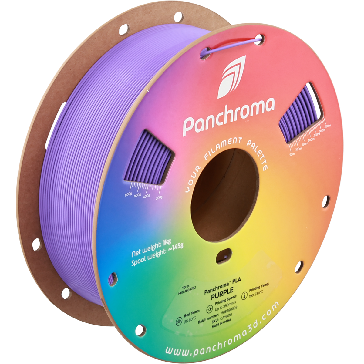 Polymaker PLA 1.75 mm PURPLE 1 kg CA19010