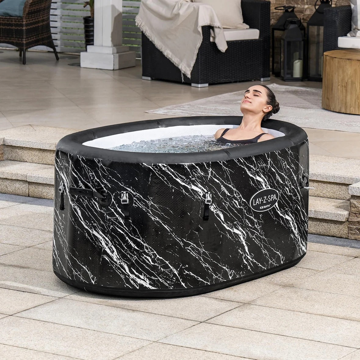 Bestway 21174 Wanna Do Kąpieli Lodowej, Inflatable Ice Bath, 152x92x71 cm