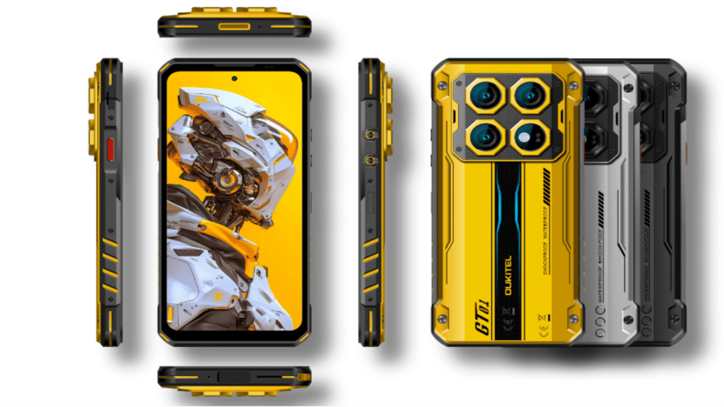 OUKITEL Smartphone WP60 5 G 7.2" 12GB/512GB 10000mAh Yellow | Model: WP60-YW_V2/OL