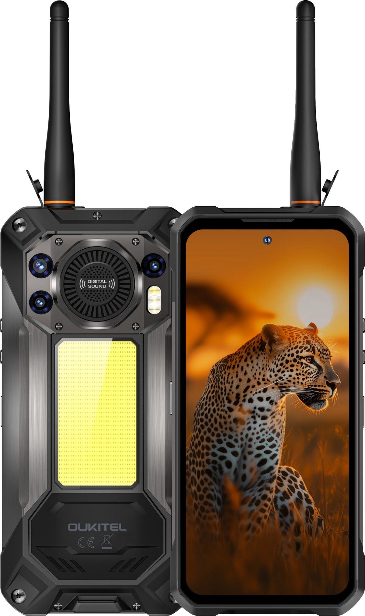 OUKITEL Smartphone WP61 Plus 5 G Walkie-Talkie 5 G 6.78" 12GB/512GB 20000mAh Black