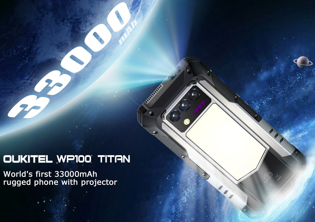 OUKITEL WP100 Titan Smartphone 5 G 6.8" 12GB/512GB Black