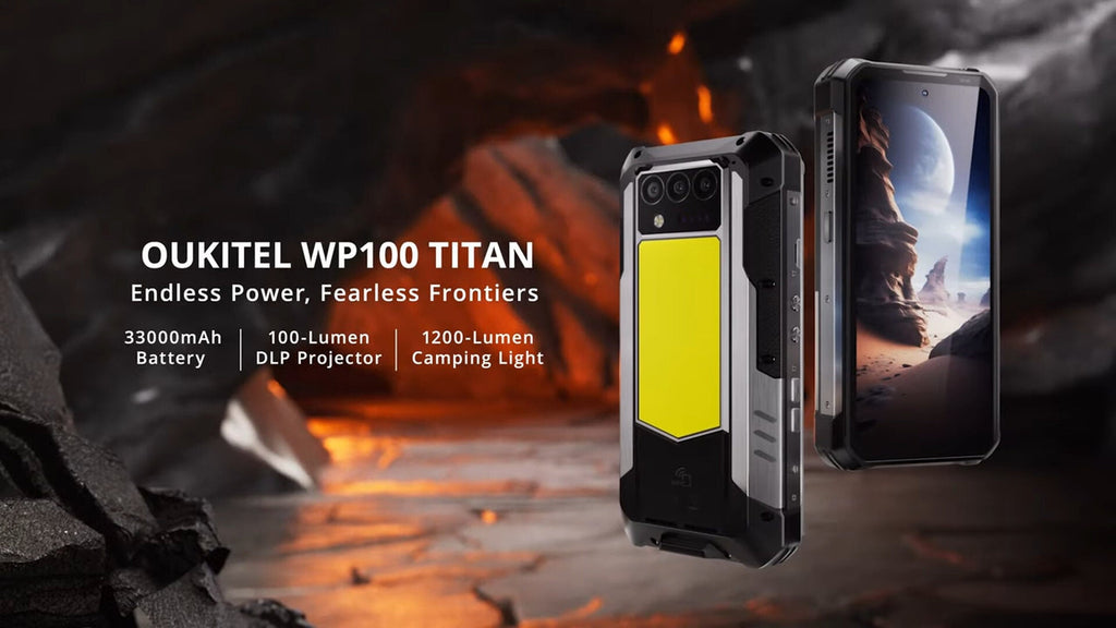 OUKITEL WP100 Titan Smartphone 5 G 6.8" 12GB/512GB Black