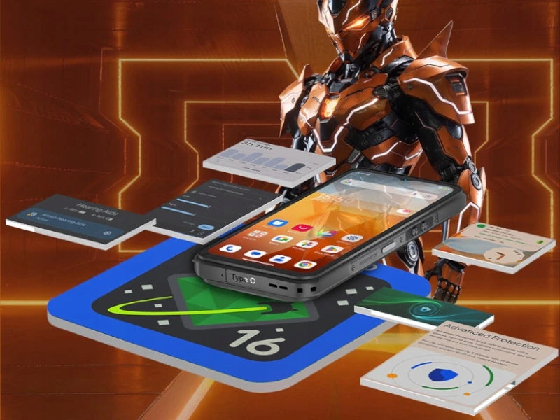 OUKITEL Smartphone WP66 12GB/512GB Orange