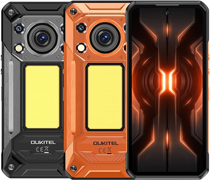 OUKITEL Smartphone WP500 6.78" 12GB/1TB 10000mAh Black | Model: WP500-BK/OL