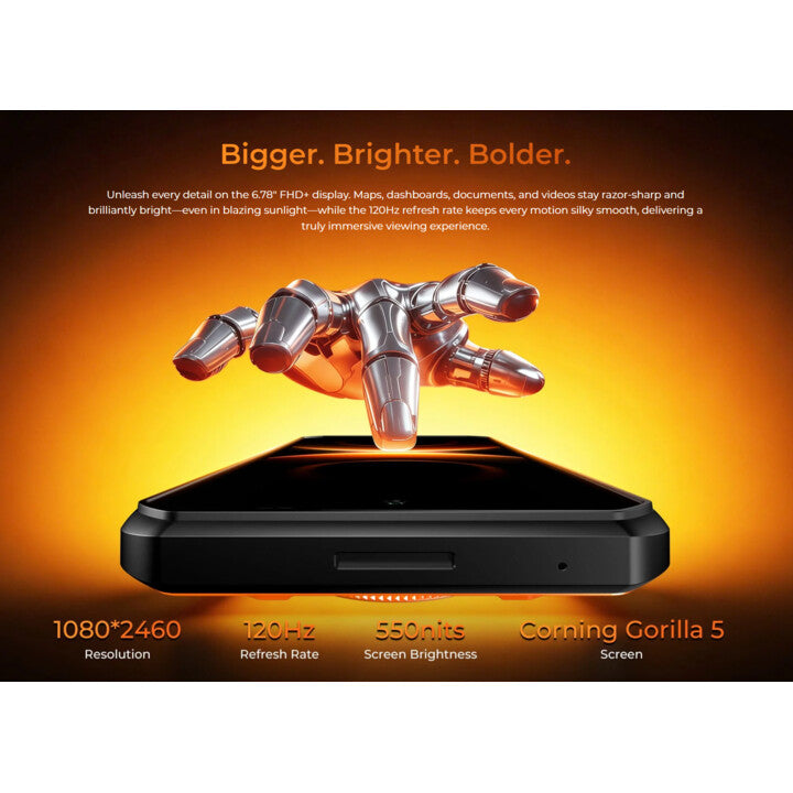 OUKITEL Smartphone WP500 6.78" 12GB/1TB 10000mAh Orange