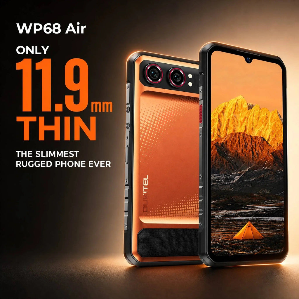 OUKITEL Smartphone WP68 Air 5 G 12GB/512GB 8000mAh Orange