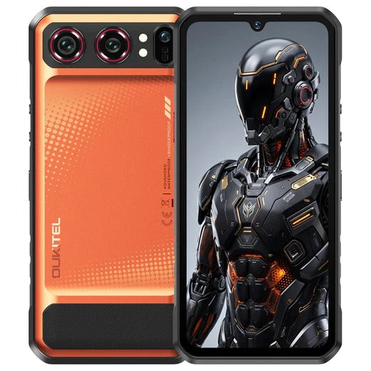 OUKITEL Smartphone WP68 Air 5 G 12GB/512GB 8000mAh Orange