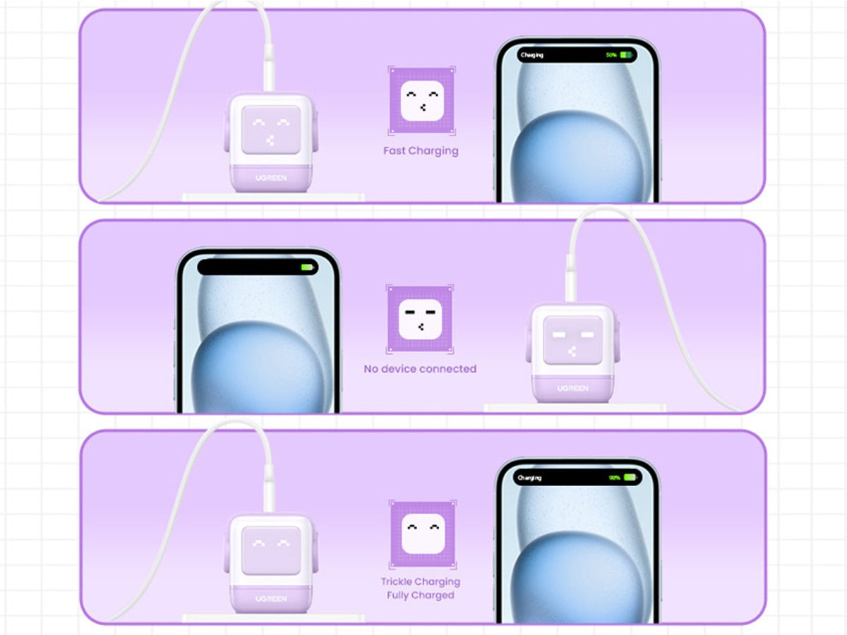 UGREEN USB-A+2*USB-C Charger 65W GAN FAST (UG35291)