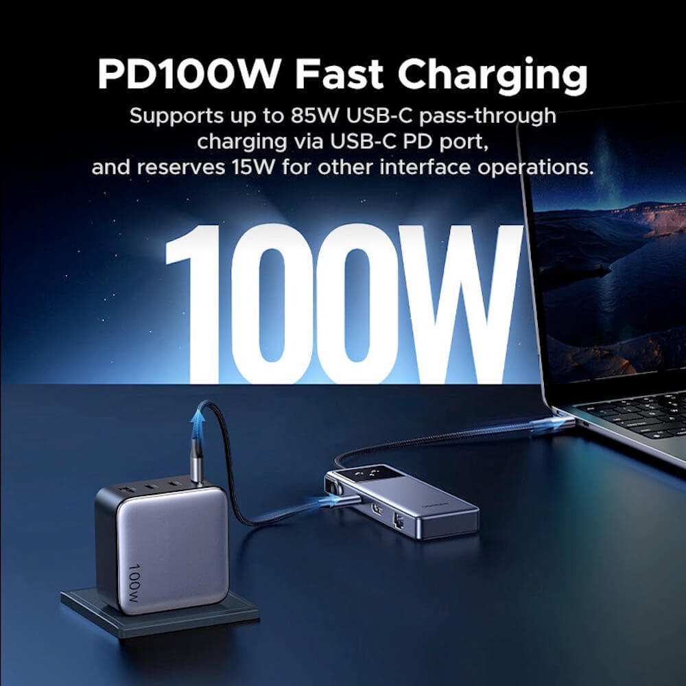 UGREEN USB Hub CM888 1x USB-C 1x USB-C PD + 2x USB-A 3.2 Gen1 | Model 39788