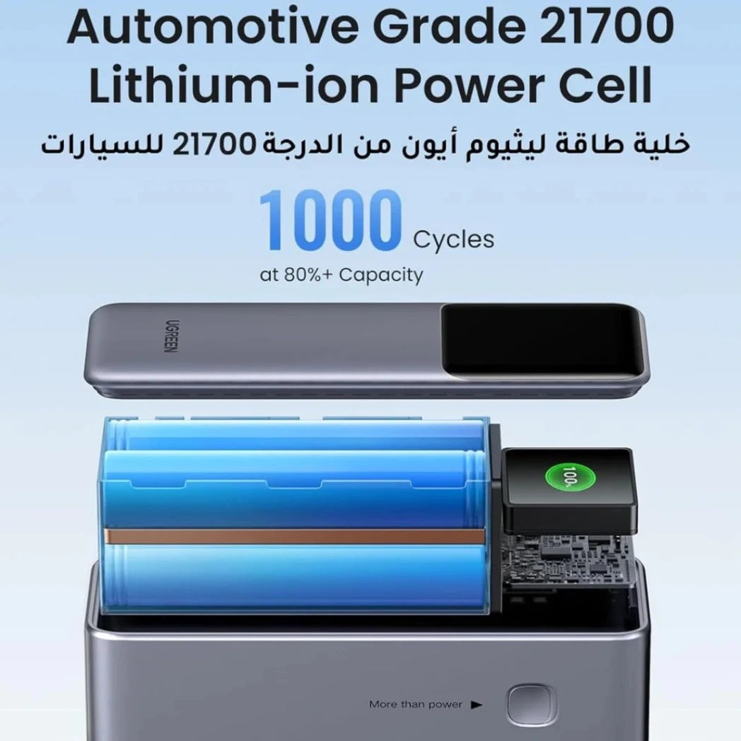 UGREEN 25000mAh 200W Fast Charging Powerbank (35525B)