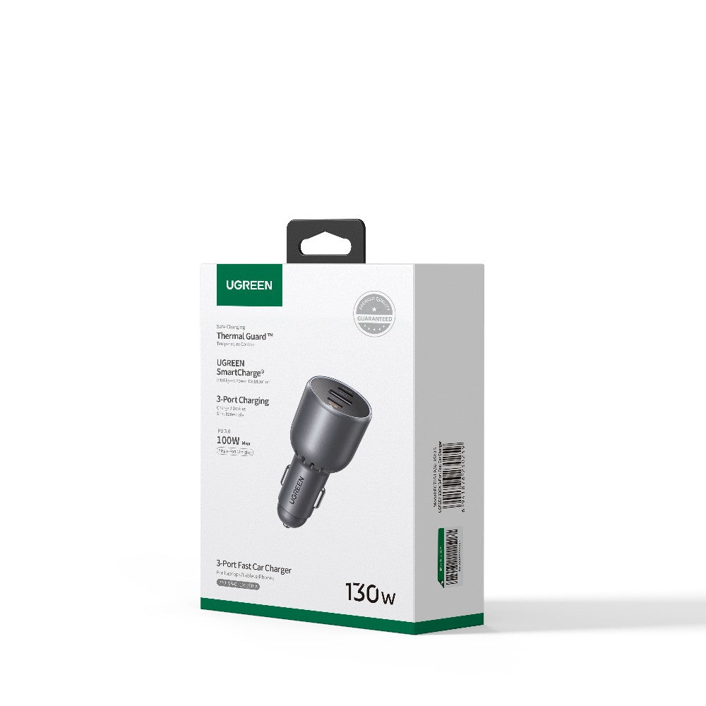 UGREEN EC705 Charger 1x USB-A 2x USB-C 3A | Model 48215619