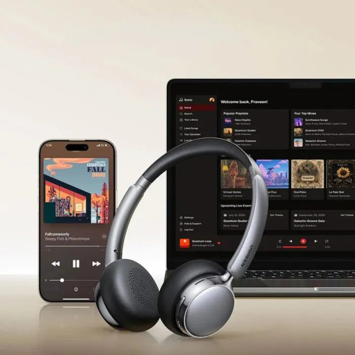 UGREEN Studio Plus HP207 Headphones Silver | Model: 53035