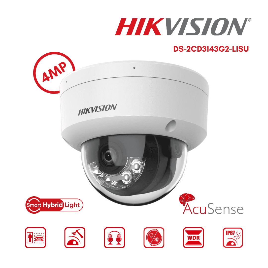 Hikvision IP CCTV Camera 4MP Dome DS-2CD3143G2-LISU