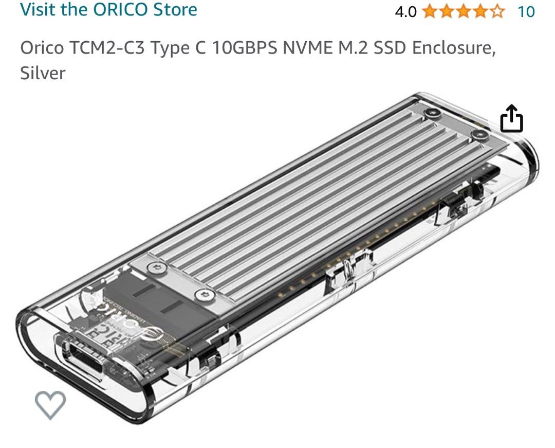 Orico Docking Station for MacMini USB-C 10Gbps M.2 NVMe