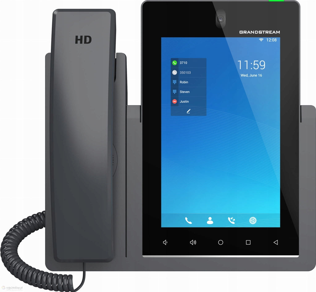 Grandstream GXV3470 - IP Video Phone - with Digital Camera, Bluetooth - Wi-Fi/ Bluetooth 5.0 - 10-way Call Function 802.11a/b/g/n/ac/ax