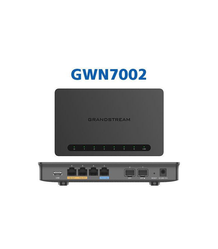 Grandstream GWN7002 - 6-Port Router Switch - 1GbE - Model GWN7002