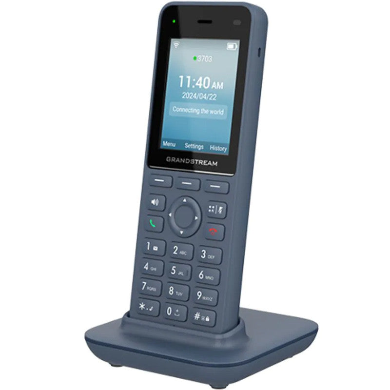 Grandstream WP826 - Cordless VoIP Phone - Bluetooth Interface - IEEE 802.11a/b/g/n/ac/ax (Wi-Fi) - 3 Lines (WP826)