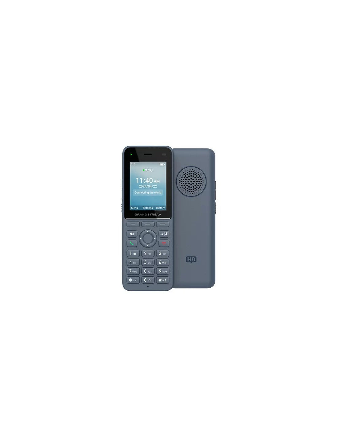 Grandstream WP826 - Cordless VoIP Phone - Bluetooth Interface - IEEE 802.11a/b/g/n/ac/ax (Wi-Fi) - 3 Lines (WP826)