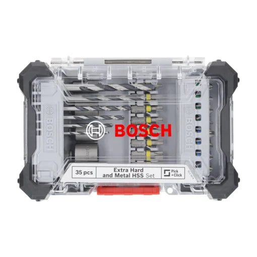Bosch Extra Hard & Metal Drill and Bit Set 35-piece (2607017729)