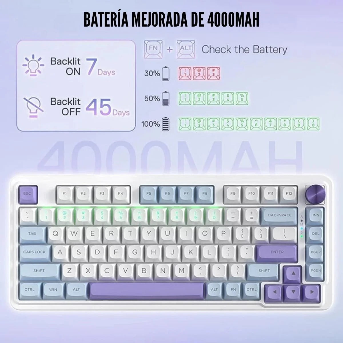 REDRAGON K673WBP-RGB-MAX Keyboard Linear Switch | K673WBP-RGB-MAX