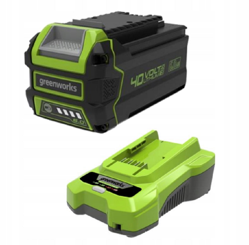 GREENWORKS 40V Charger 2A + Battery 4Ah GSK40B4