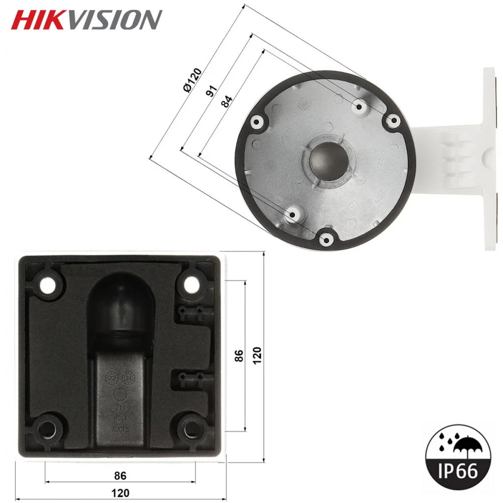 Hikvision Camera Cone Mount for 5 MP Mini Dome Network Camera (DS-1272ZJ-120)