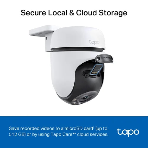 Mercusys Outdoor Pan/Tilt Security Wi-Fi Camera - 2K QHD - MC510