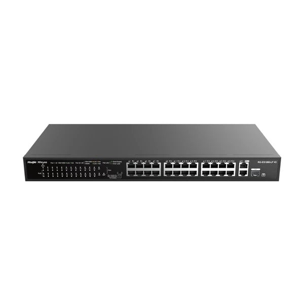 Ruijie Networks RG-ES224GC-V2 Network Switch Managed Gigabit Ethernet Black