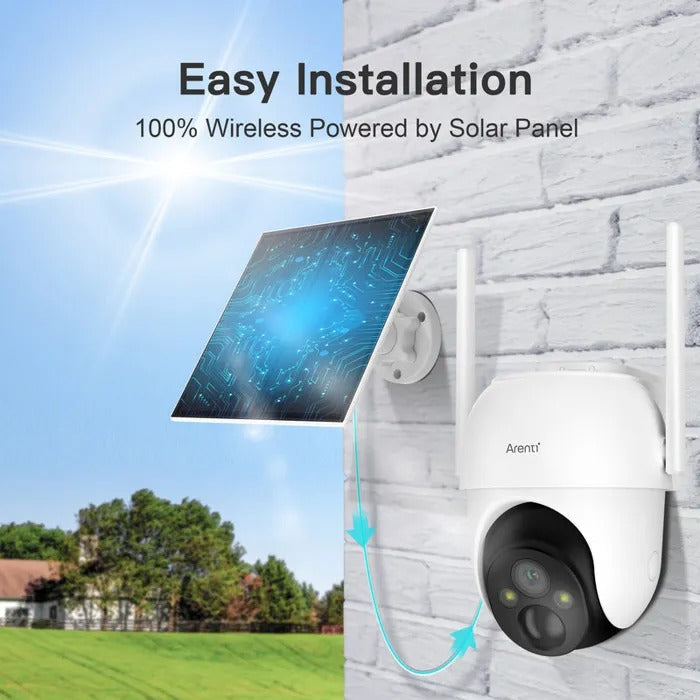 Arenti Wireless Camera + Solar Panel UHD 2K/3MP | Model: GO1+SP3-GO1-Kit1