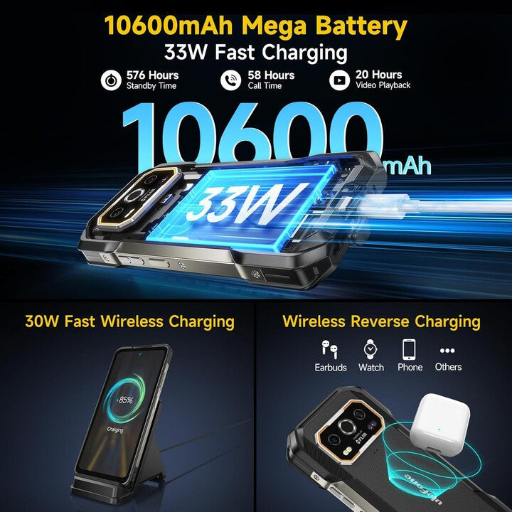 Ulefone Smartphone Armor 27 Pro 5 G 12GB/256GB Black