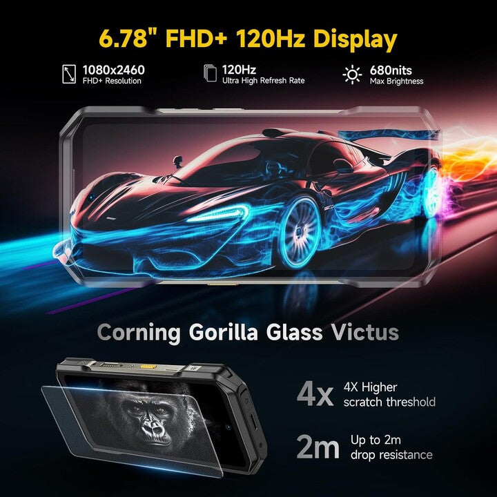 Ulefone Smartphone Armor 27 Pro 5 G 12GB/256GB Black