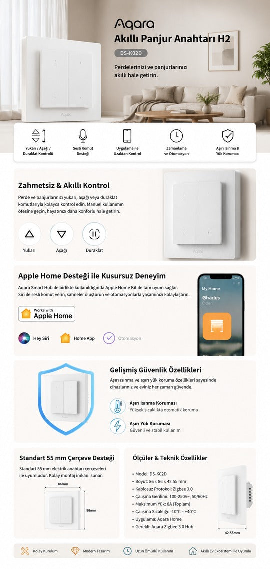 Aqara DS-K02D smart home central control unit