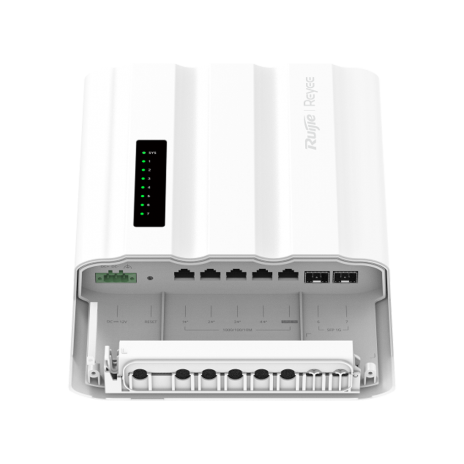 Ruijie SWITCH POE RG-ES207GS-PI-OD 4-PORT + 1 UPLINK + 2 SFP IP65 (26952)