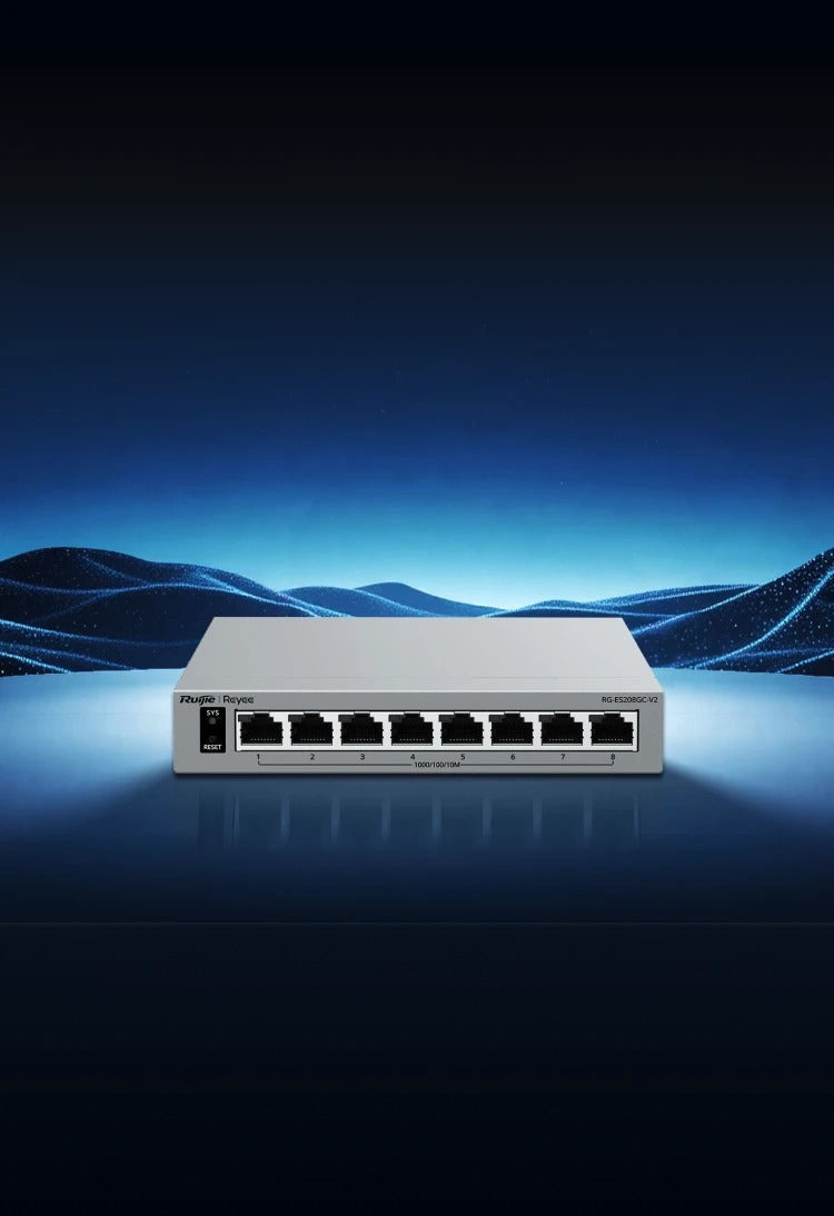Ruijie SWITCH RG-ES208GC-V2 8-PORT REYEE 26957