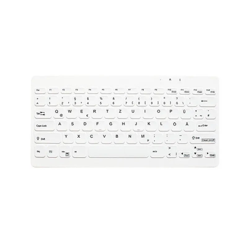 CHERRY AK-C4112 Medical Compact Backlit Keyboard USB QWERTZ German White (AK-C4112F-U1-W/GE)