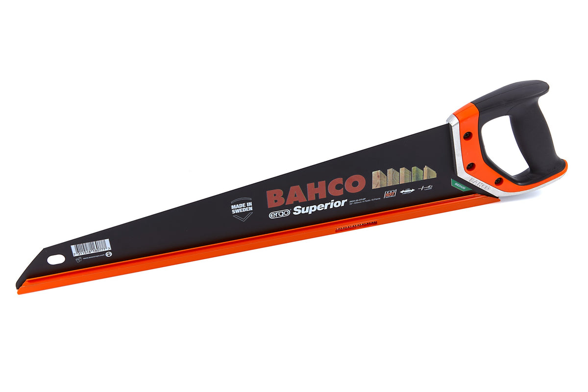 Bahco 2600-22-XT-HP Superior Handsaw, 550 mm Length, TPI: 9
