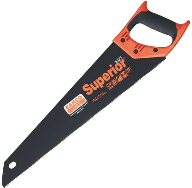 Bahco 2600-22-XT-HP Superior Handsaw, 550 mm Length, TPI: 9