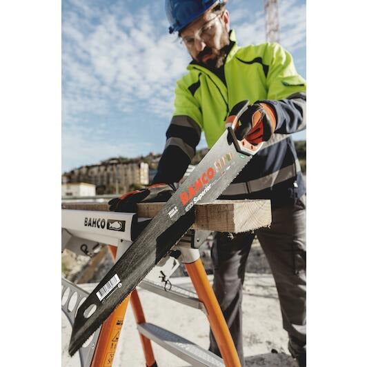Bahco 2600-22-XT-HP Superior Handsaw, 550 mm Length, TPI: 9