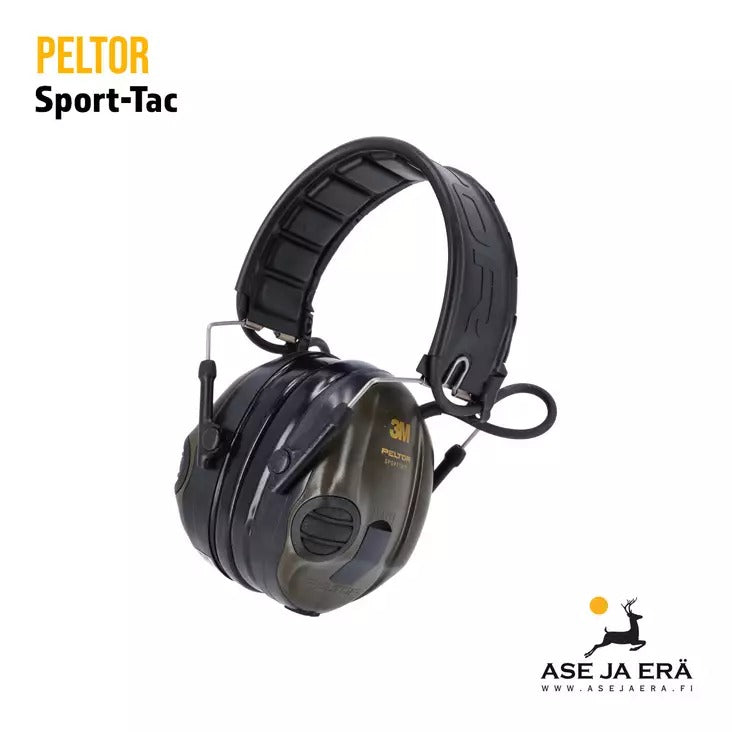 3 M Peltor SportTac MT16H210F-478-GN - Over-Ear Headphones - Wired - Orange, Olive Green