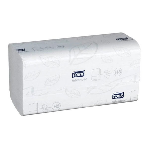 Tork 2-Ply Advanced Embossed Single Fold Hand Towel 24.8 cm White (290163)