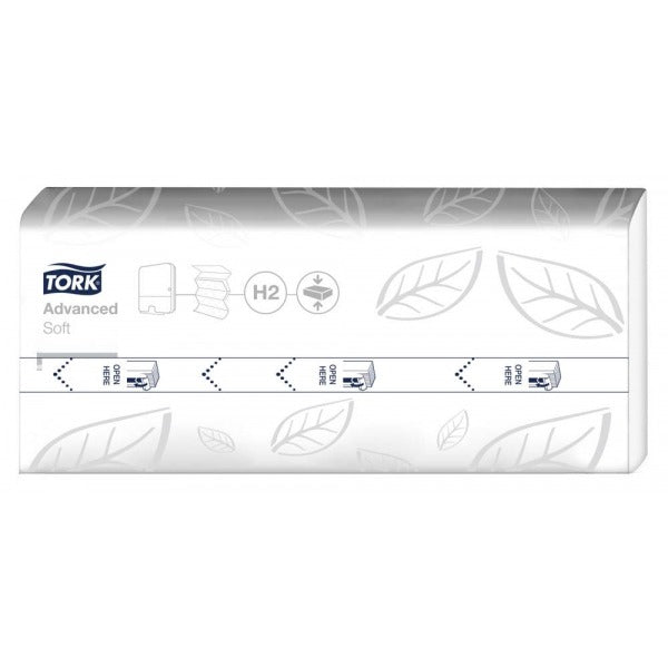 TORK Paper Towels H2 Advanced Interfold 2-ply - 2400 Sheets
