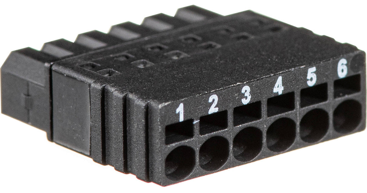 AXIS TU6009 Data Connector 6-Pin Female to Male for AXIS F9111 (Pack of 10)