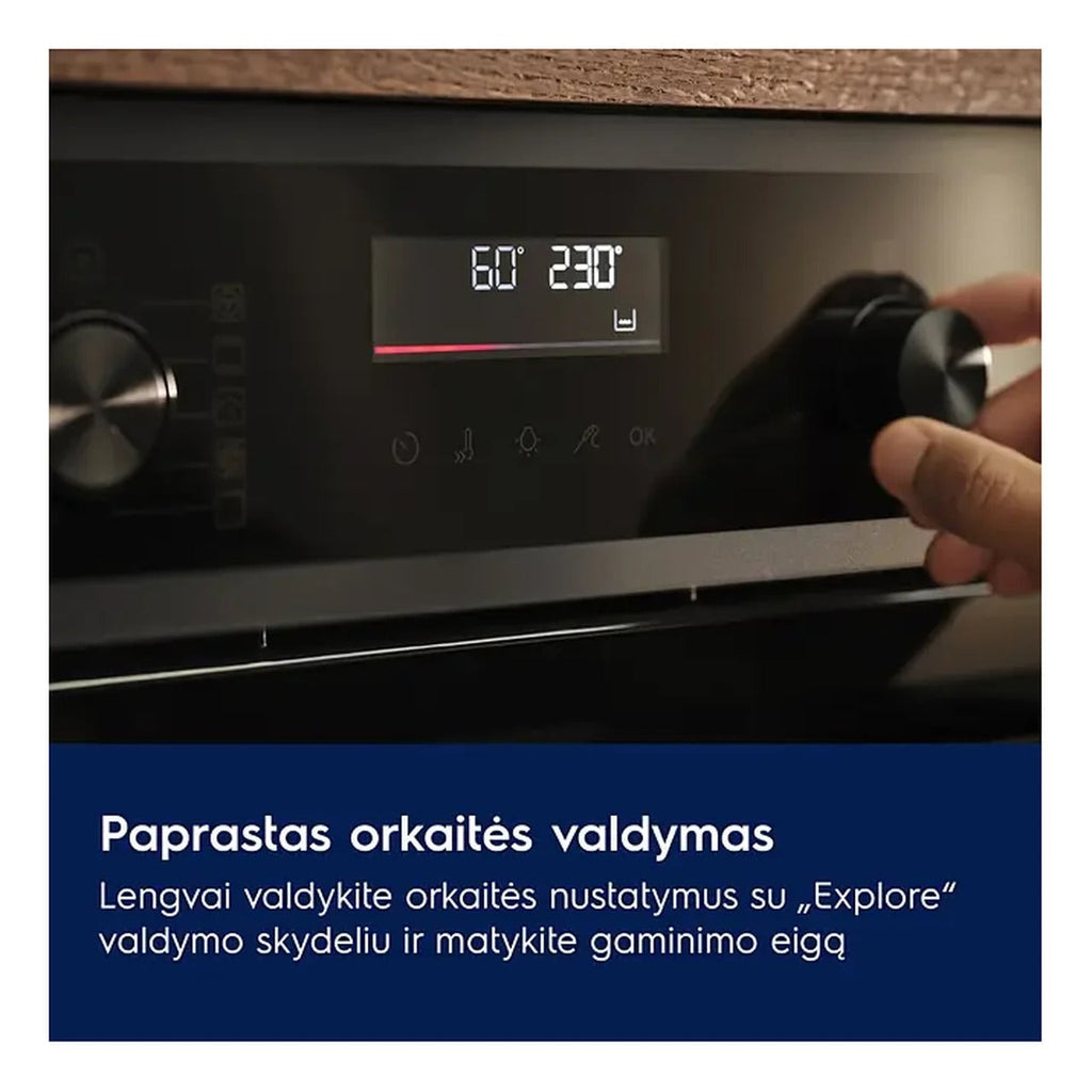 Electrolux LOF6P16Z 60 L Built-in Electric Pyrolytic Black