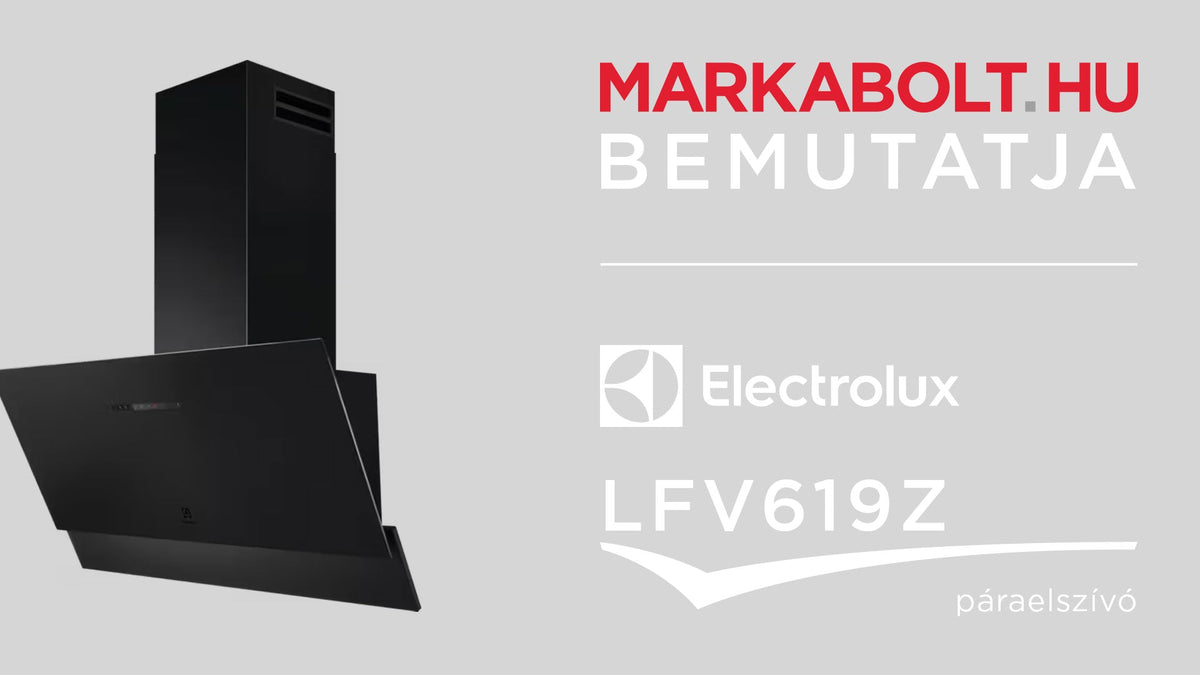 Electrolux Wall-mounted Hood LFV619Z 600 m³/h, Black | Model LFV619Z
