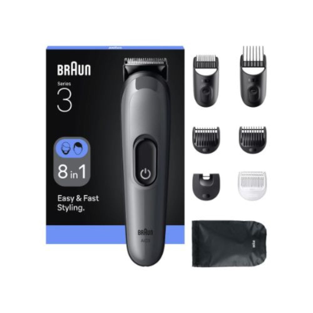 Braun Series 3 All-In-One Style Kit AIO3540 Hair Clipper Grey (AIO3540)