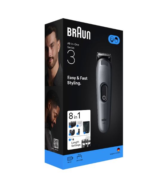Braun Series 3 All-In-One Style Kit AIO3540 Hair Clipper Grey (AIO3540)