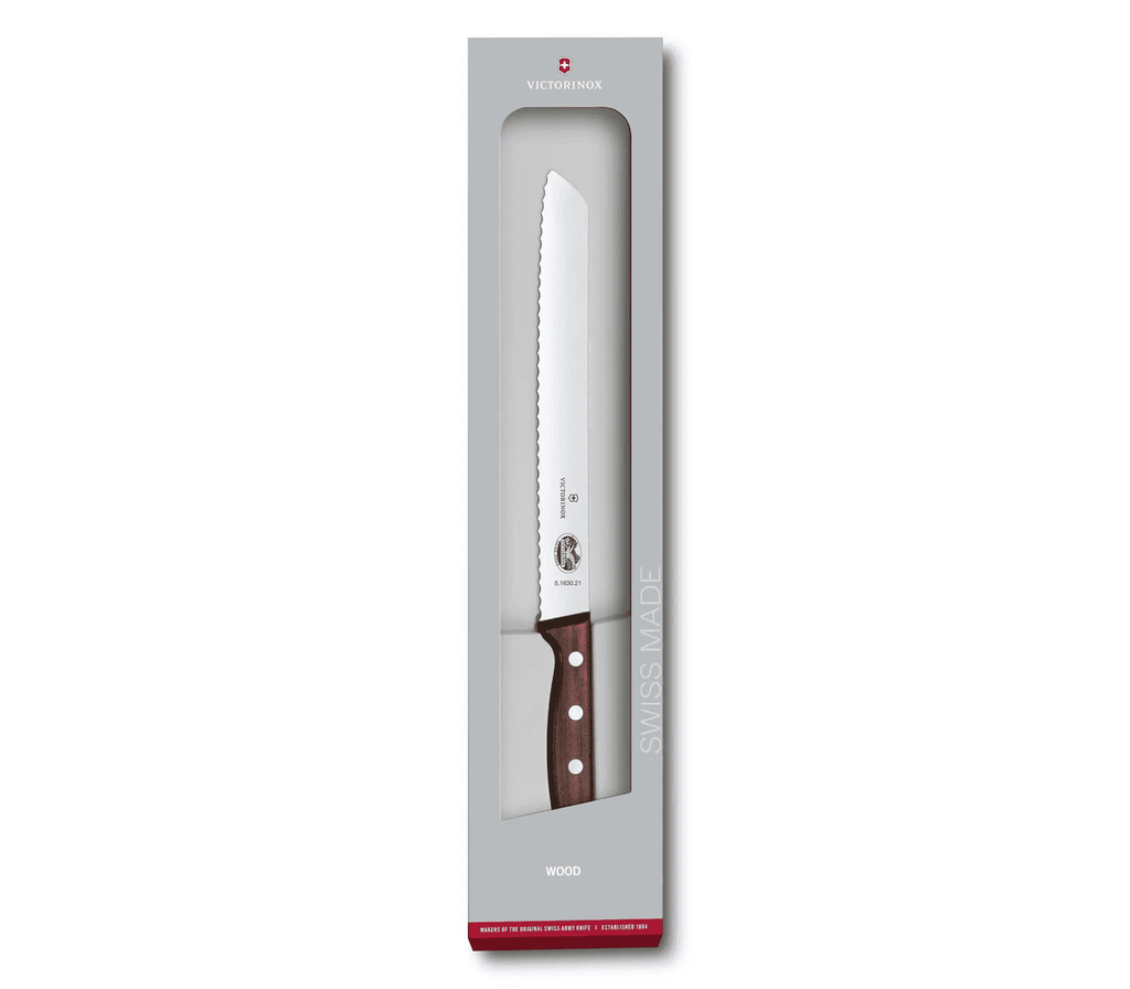 Victorinox Bread Knife - 21 cm - Rosewood Handle - 1 Piece (5.1630.21 G)