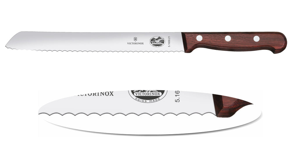 Victorinox Bread Knife - 21 cm - Rosewood Handle - 1 Piece (5.1630.21 G)