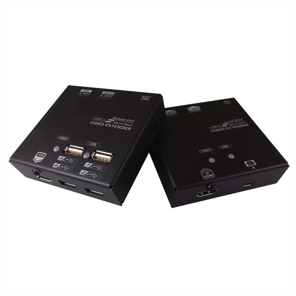 Value KVM Extension Cable via Cat.6 - HDMI - 4x USB 60 m (14.99.3041)